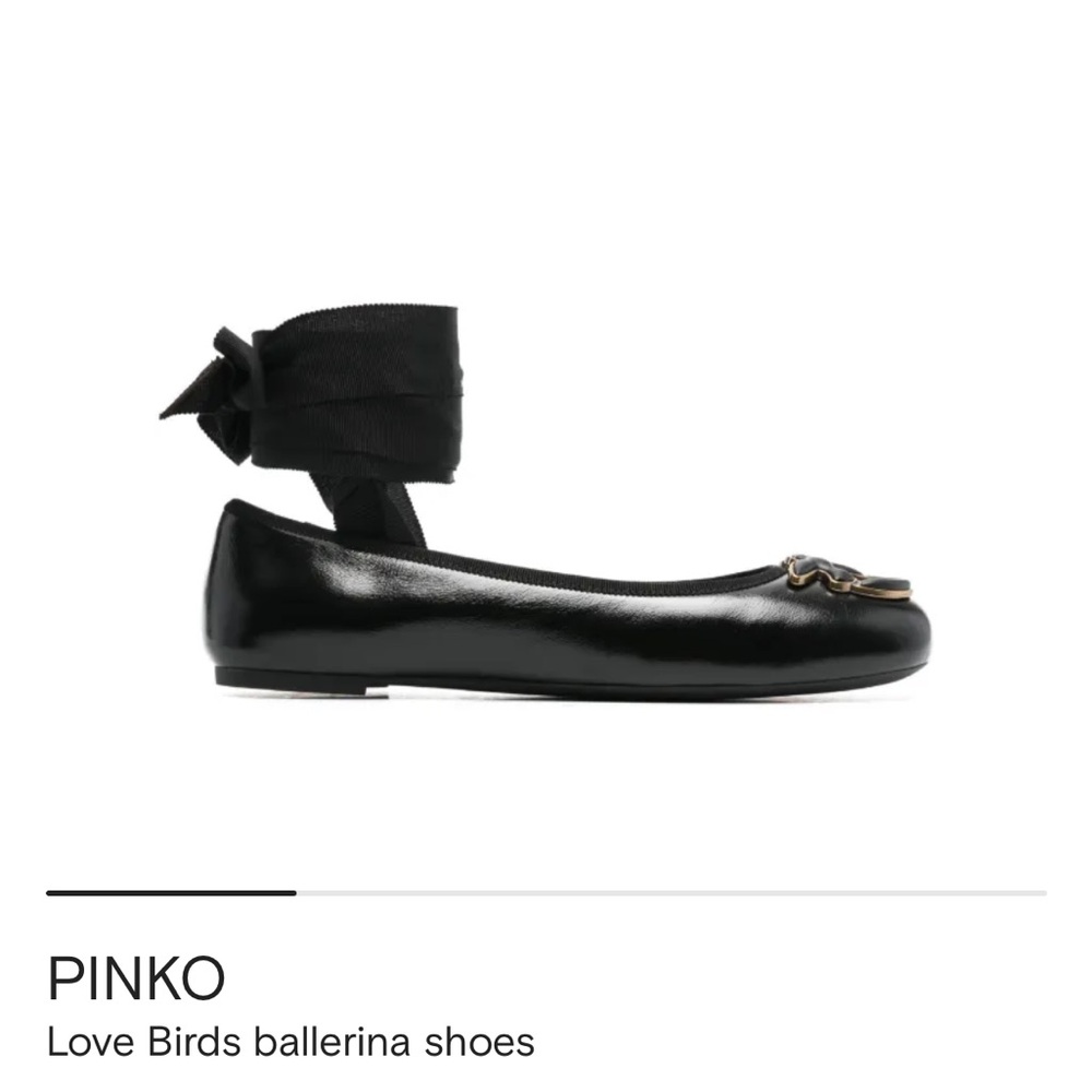 NEW In Box Pinko Love Birds Ballet Flats - Picture 3 of 6